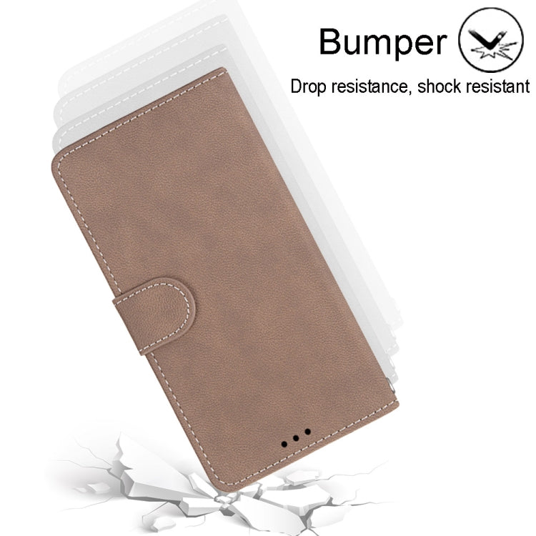 For Samsung Galaxy A22 5G Retro Frosted Horizontal Flip PU Leather Case with Holder & Card Slots & Wallet & Photo Frame