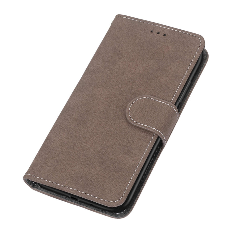 For Samsung Galaxy A22 5G Retro Frosted Horizontal Flip PU Leather Case with Holder & Card Slots & Wallet & Photo Frame