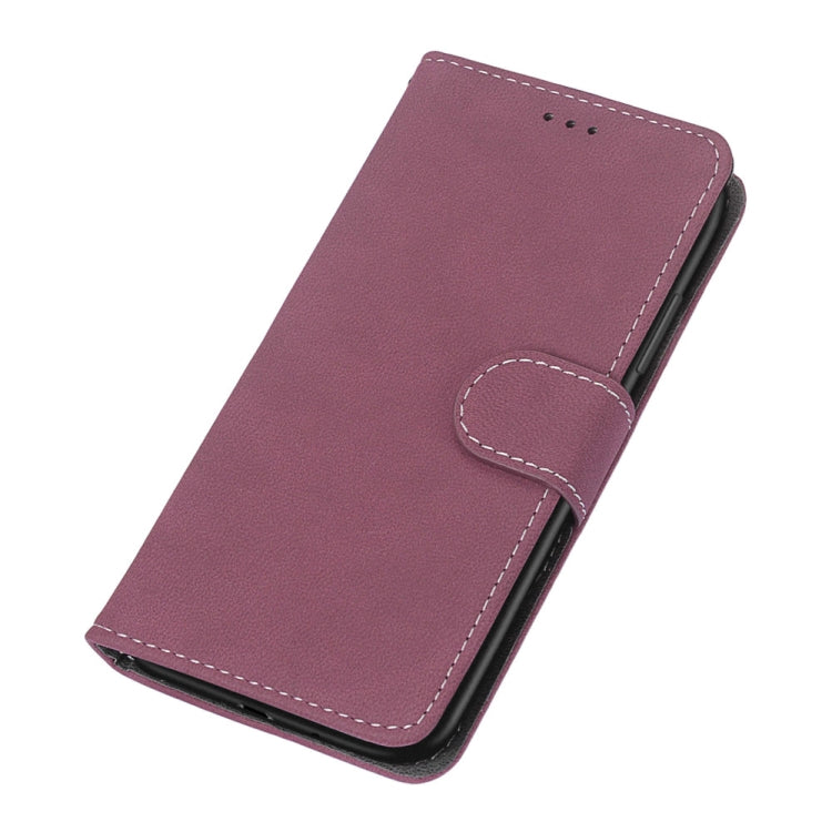For Samsung Galaxy A22 5G Retro Frosted Horizontal Flip PU Leather Case with Holder & Card Slots & Wallet & Photo Frame
