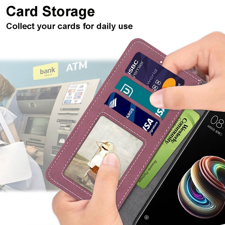 For Samsung Galaxy F22 Retro Frosted Horizontal Flip PU Leather Case with Holder & Card Slots & Wallet & Photo Frame