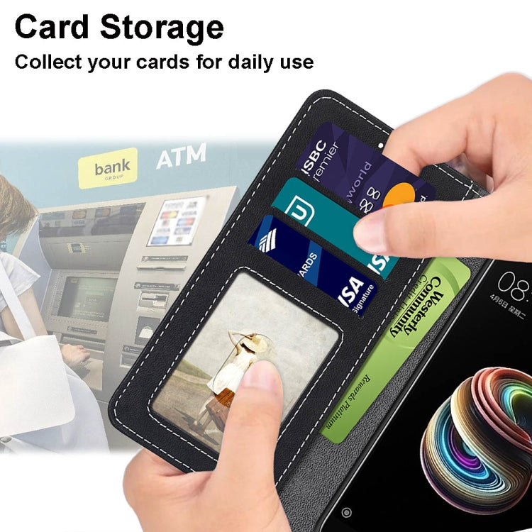 For Samsung Galaxy F22 Retro Frosted Horizontal Flip PU Leather Case with Holder & Card Slots & Wallet & Photo Frame