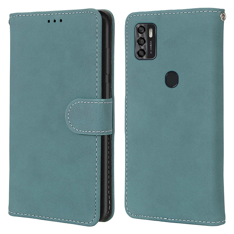 For ZTE Blade A7s 2020 Retro Frosted Horizontal Flip PU Leather Case with Holder & Card Slots & Wallet & Photo Frame