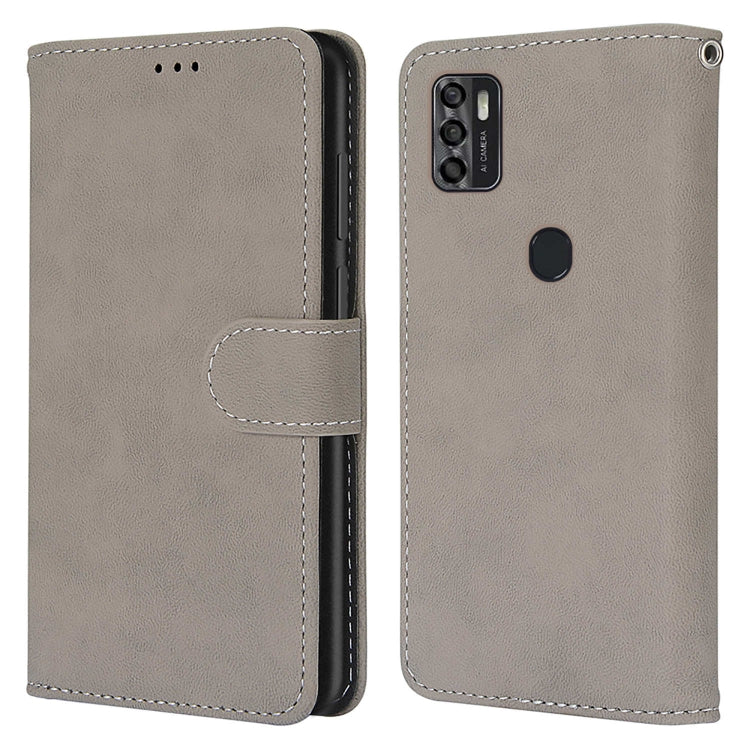 For ZTE Blade A7s 2020 Retro Frosted Horizontal Flip PU Leather Case with Holder & Card Slots & Wallet & Photo Frame