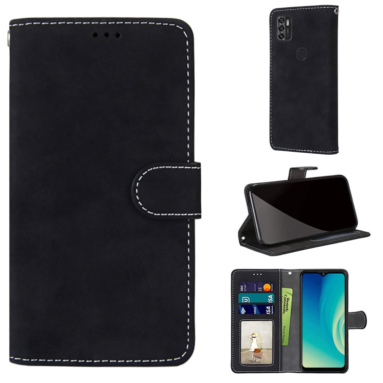 For ZTE Blade A7s 2020 Retro Frosted Horizontal Flip PU Leather Case with Holder & Card Slots & Wallet & Photo Frame