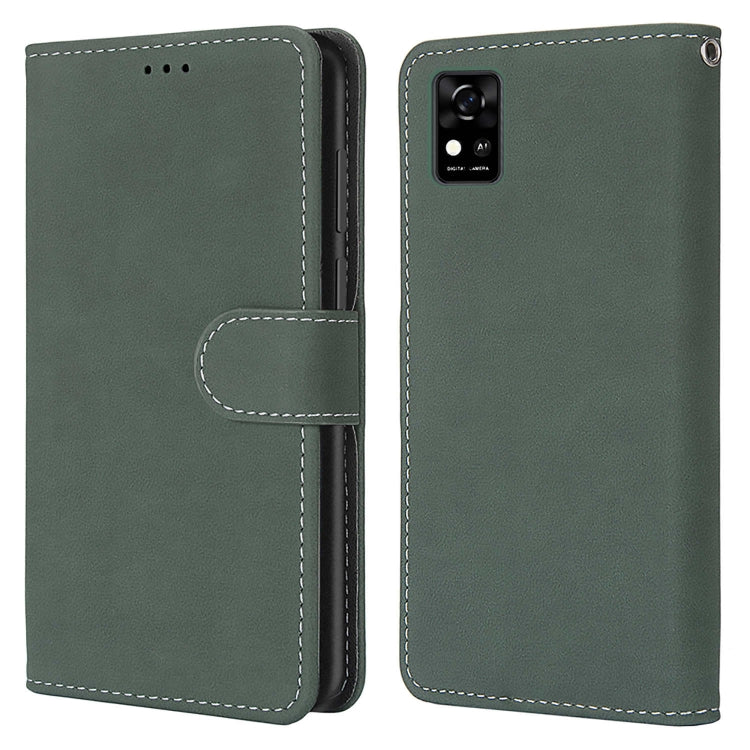 For ZTE Blade A31 Retro Frosted Horizontal Flip PU Leather Case with Holder & Card Slots & Wallet & Photo Frame