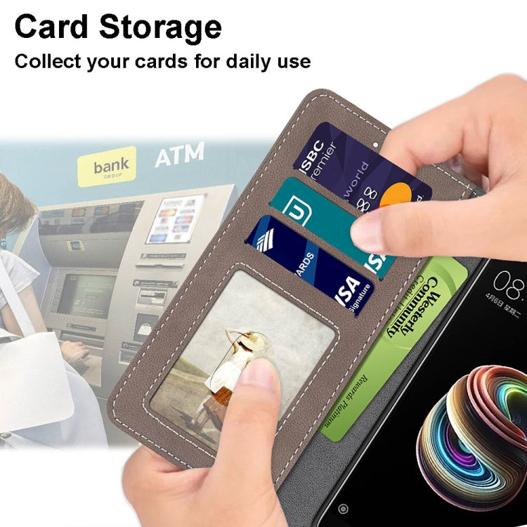 For ZTE Blade A51 Retro Frosted Horizontal Flip PU Leather Case with Holder & Card Slots & Wallet & Photo Frame