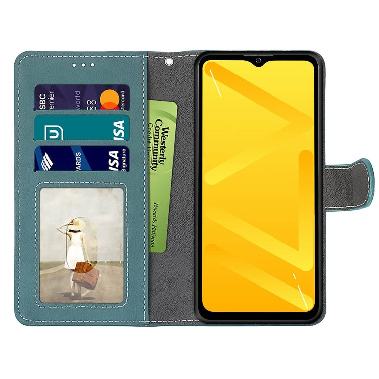 For ZTE Blade A71 Retro Frosted Horizontal Flip PU Leather Case with Holder & Card Slots & Wallet & Photo Frame