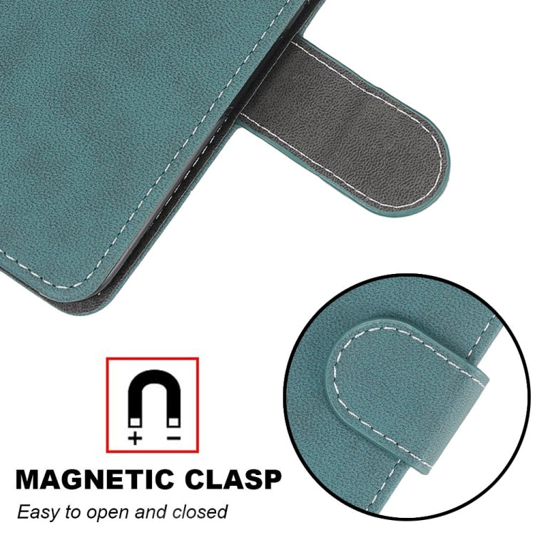 For ZTE Blade A71 Retro Frosted Horizontal Flip PU Leather Case with Holder & Card Slots & Wallet & Photo Frame