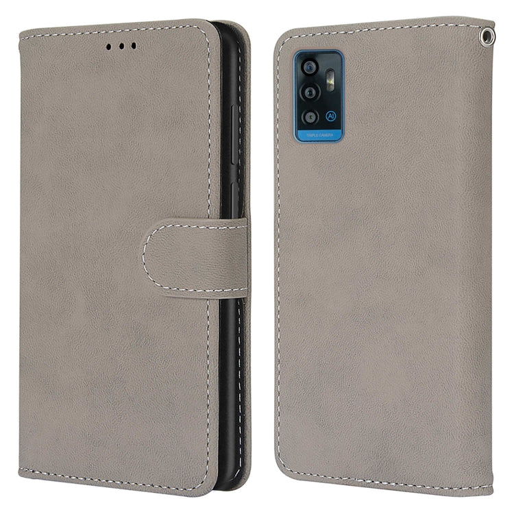 For ZTE Blade A71 Retro Frosted Horizontal Flip PU Leather Case with Holder & Card Slots & Wallet & Photo Frame