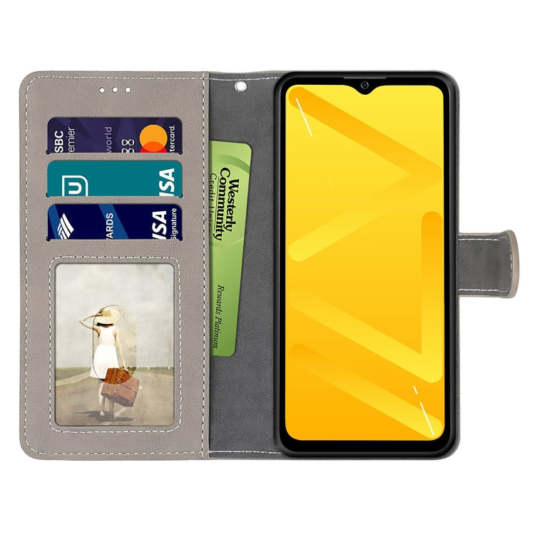 For ZTE Blade A71 Retro Frosted Horizontal Flip PU Leather Case with Holder & Card Slots & Wallet & Photo Frame