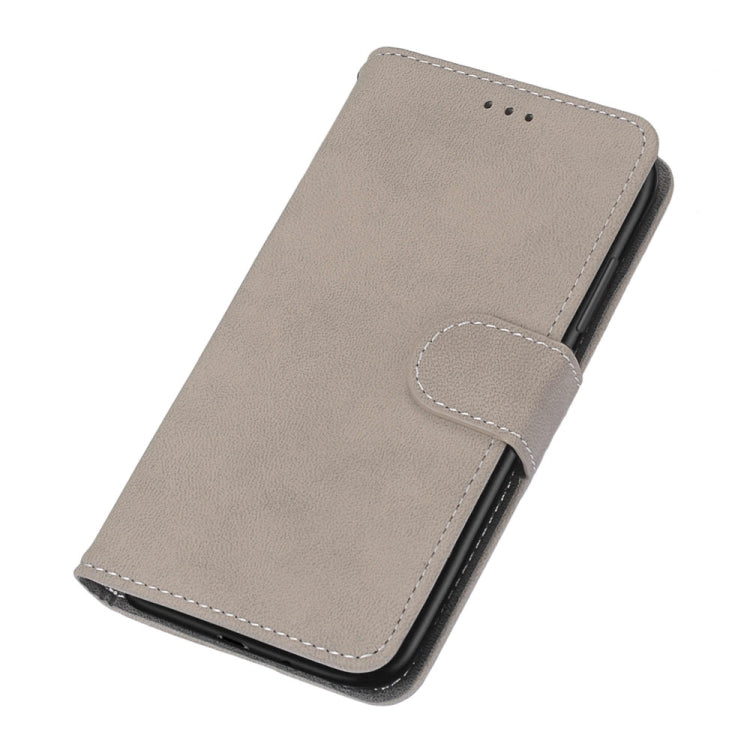 For ZTE Blade A71 Retro Frosted Horizontal Flip PU Leather Case with Holder & Card Slots & Wallet & Photo Frame