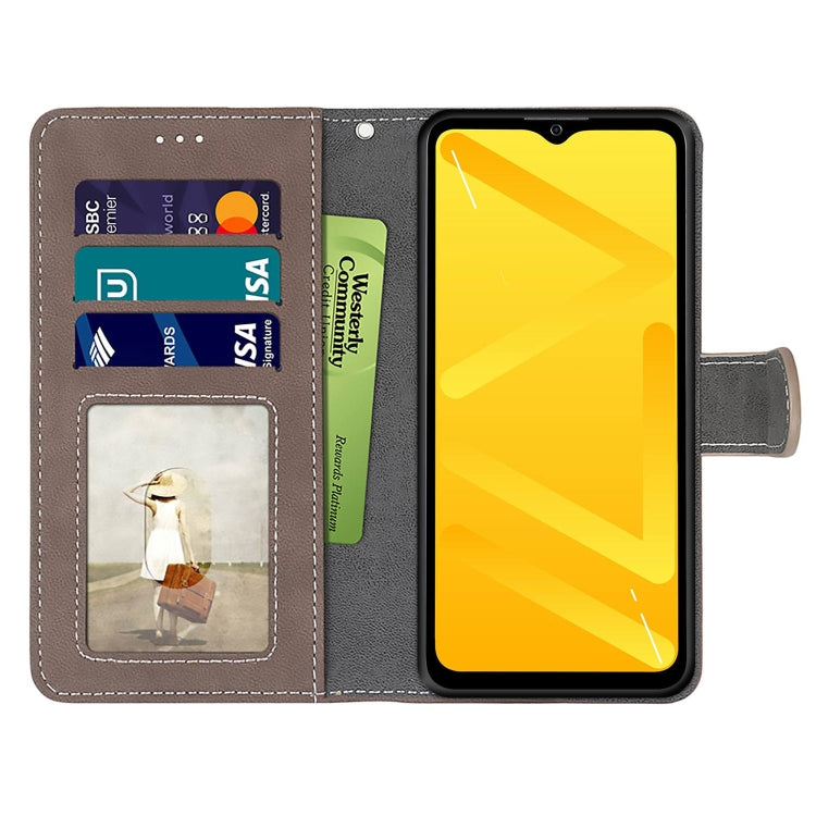 For ZTE Blade A71 Retro Frosted Horizontal Flip PU Leather Case with Holder & Card Slots & Wallet & Photo Frame