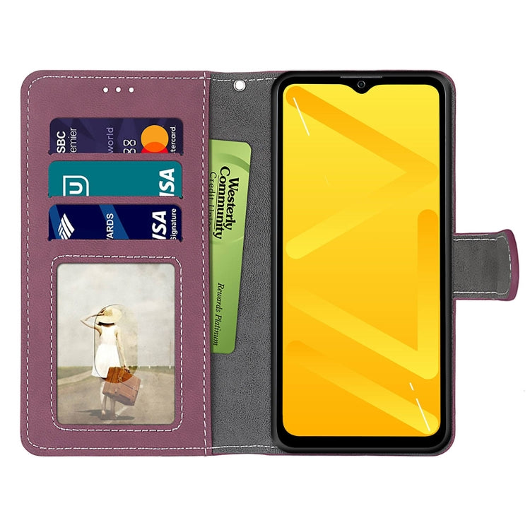 For ZTE Blade A71 Retro Frosted Horizontal Flip PU Leather Case with Holder & Card Slots & Wallet & Photo Frame