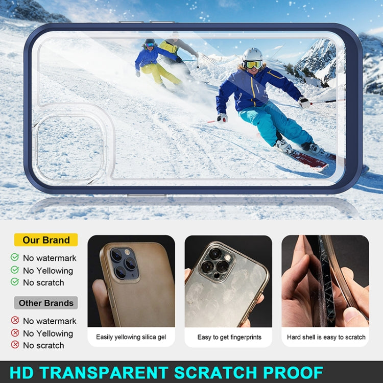 For iPhone 13 mini Bright Series Clear Acrylic + PC+TPU Shockproof Case