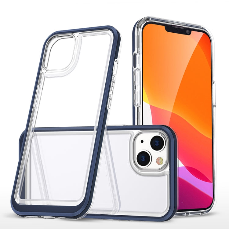 For iPhone 13 Bright Series Clear Acrylic + PC+TPU Shockproof Case