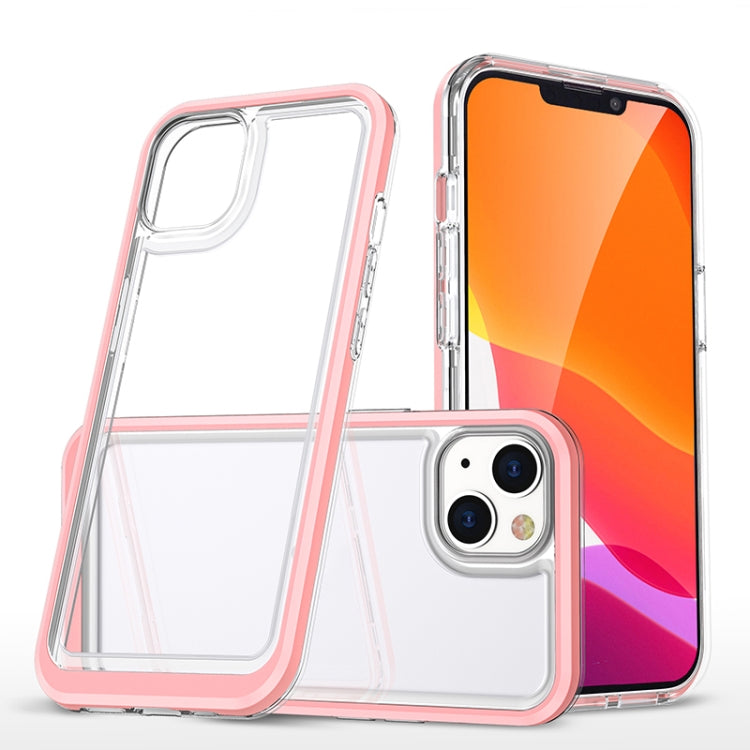 For iPhone 13 Bright Series Clear Acrylic + PC+TPU Shockproof Case