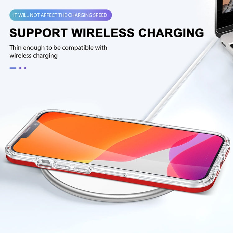 For iPhone 13 Bright Series Clear Acrylic + PC+TPU Shockproof Case