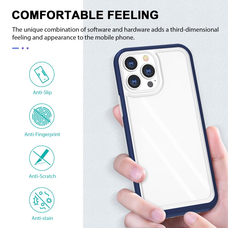 For iPhone 13 Pro Bright Series Clear Acrylic + PC+TPU Shockproof Case
