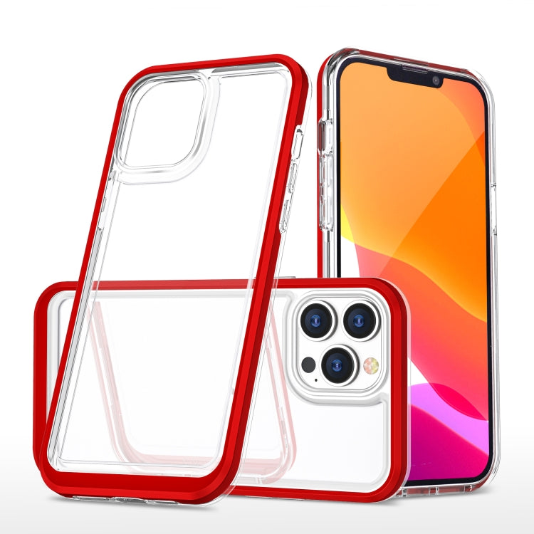 For iPhone 13 Pro Bright Series Clear Acrylic + PC+TPU Shockproof Case