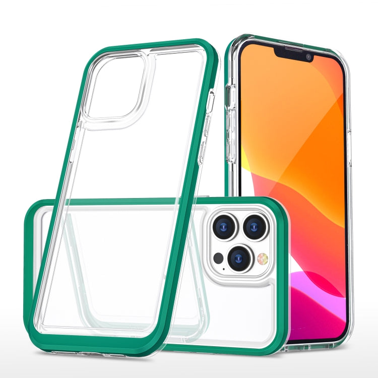 For iPhone 13 Pro Bright Series Clear Acrylic + PC+TPU Shockproof Case