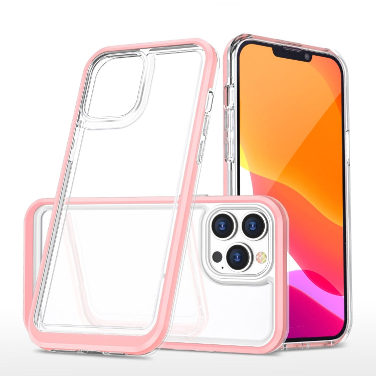 For iPhone 13 Pro Max Bright Series Clear Acrylic + PC+TPU Shockproof Case