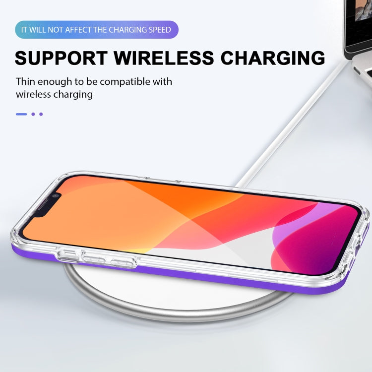 For iPhone 13 Pro Max Bright Series Clear Acrylic + PC+TPU Shockproof Case