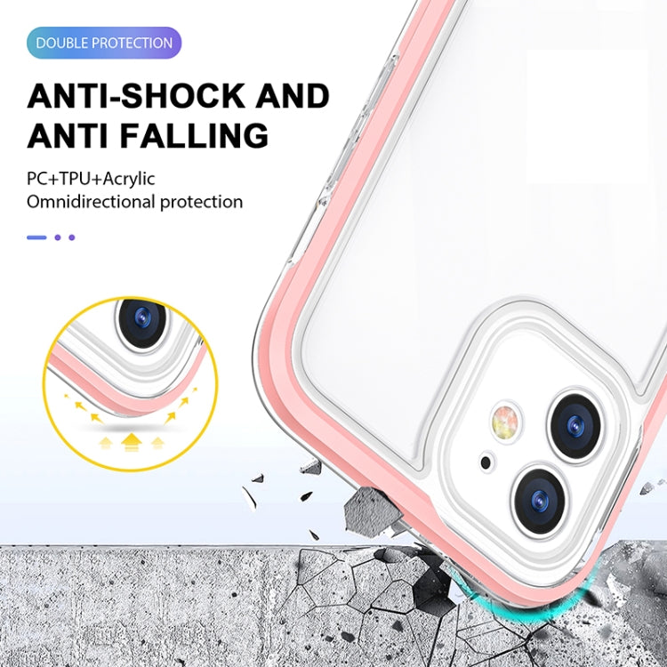 For iPhone 12 mini Bright Series Clear Acrylic + PC+TPU Shockproof Case