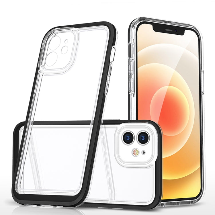 For iPhone 12 mini Bright Series Clear Acrylic + PC+TPU Shockproof Case