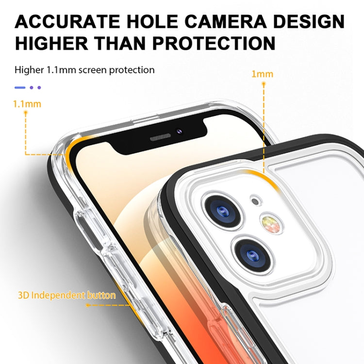 For iPhone 12 mini Bright Series Clear Acrylic + PC+TPU Shockproof Case