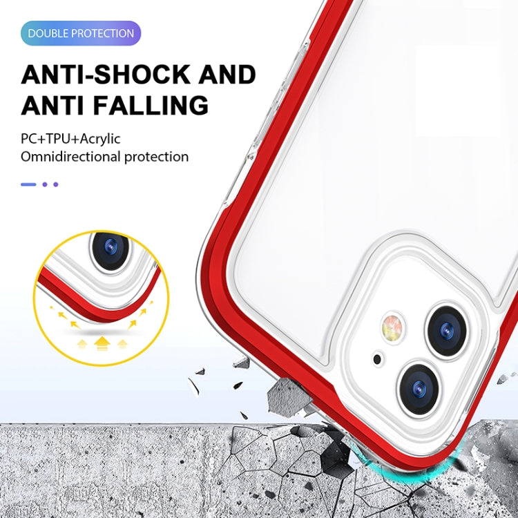 For iPhone 12 mini Bright Series Clear Acrylic + PC+TPU Shockproof Case