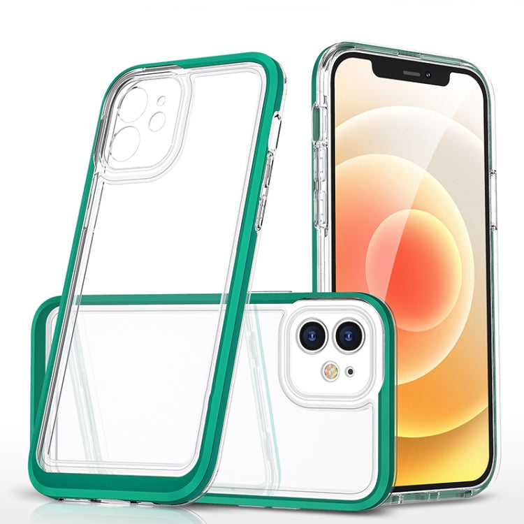 For iPhone 12 mini Bright Series Clear Acrylic + PC+TPU Shockproof Case