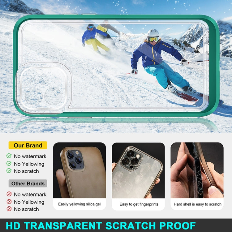 For iPhone 12 mini Bright Series Clear Acrylic + PC+TPU Shockproof Case