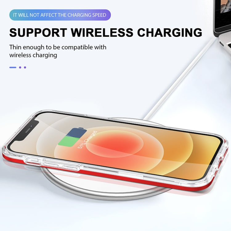 For iPhone 12 Bright Series Clear Acrylic + PC+TPU Shockproof Case