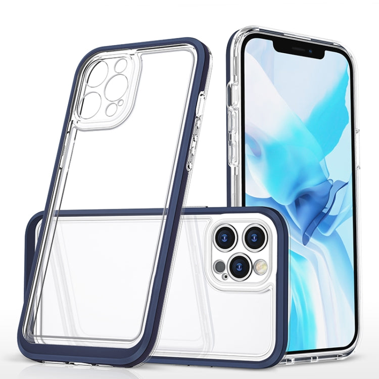 For iPhone 12 Pro Max Bright Series Clear Acrylic + PC+TPU Shockproof Case