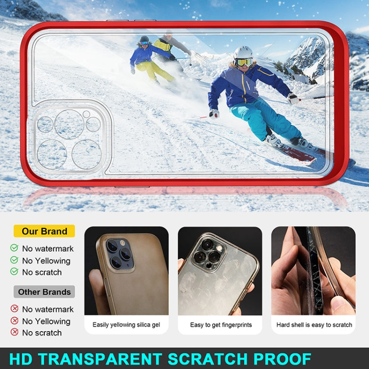 For iPhone 12 Pro Max Bright Series Clear Acrylic + PC+TPU Shockproof Case