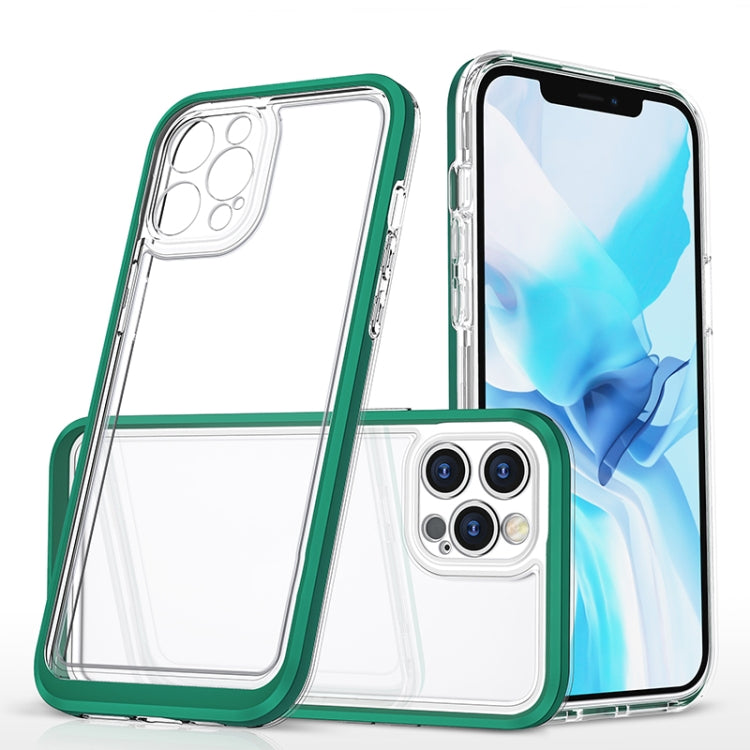 For iPhone 12 Pro Max Bright Series Clear Acrylic + PC+TPU Shockproof Case