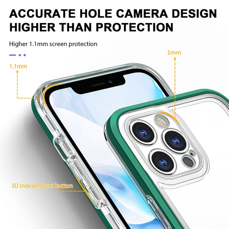 For iPhone 12 Pro Max Bright Series Clear Acrylic + PC+TPU Shockproof Case