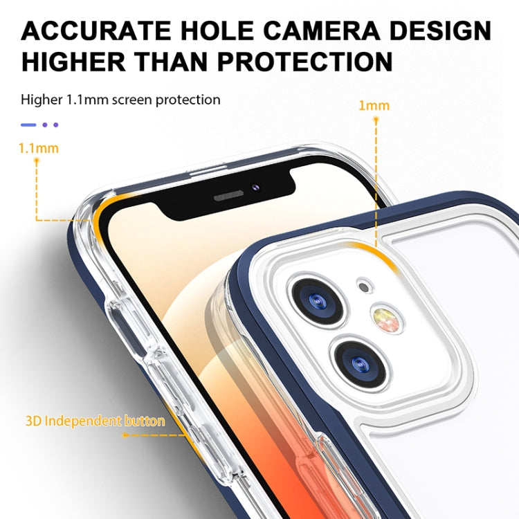 For iPhone 11 Bright Series Clear Acrylic + PC+TPU Shockproof Case