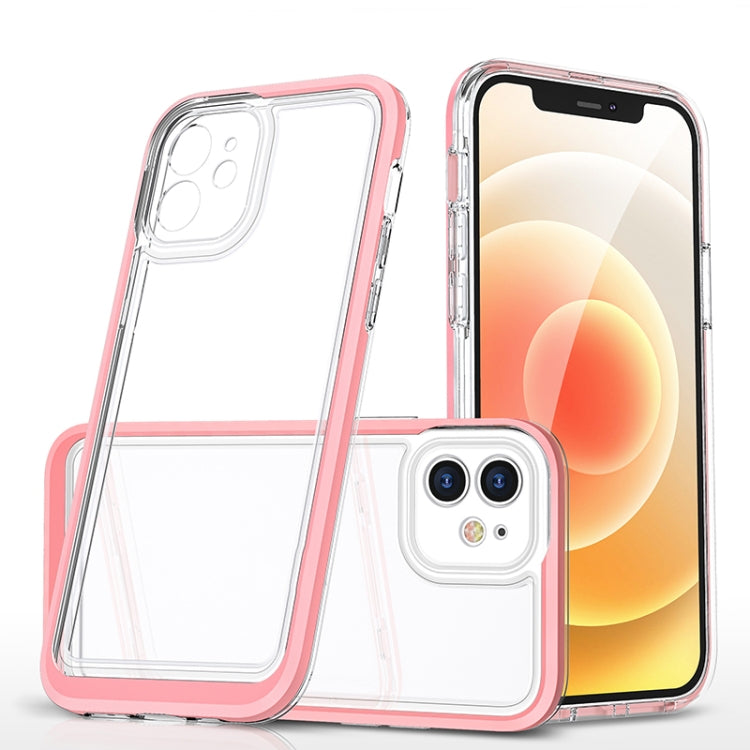 For iPhone 11 Bright Series Clear Acrylic + PC+TPU Shockproof Case