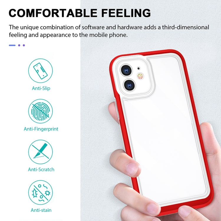 For iPhone 11 Bright Series Clear Acrylic + PC+TPU Shockproof Case