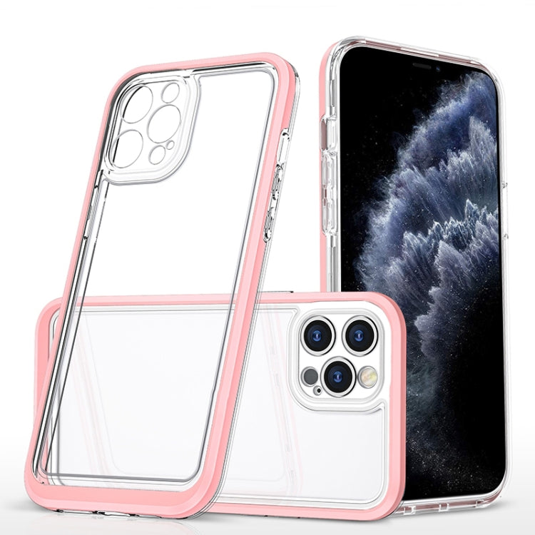 For iPhone 11 Pro Bright Series Clear Acrylic + PC+TPU Shockproof Case