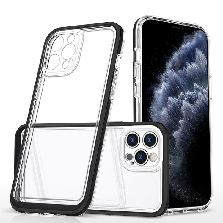 For iPhone 11 Pro Bright Series Clear Acrylic + PC+TPU Shockproof Case