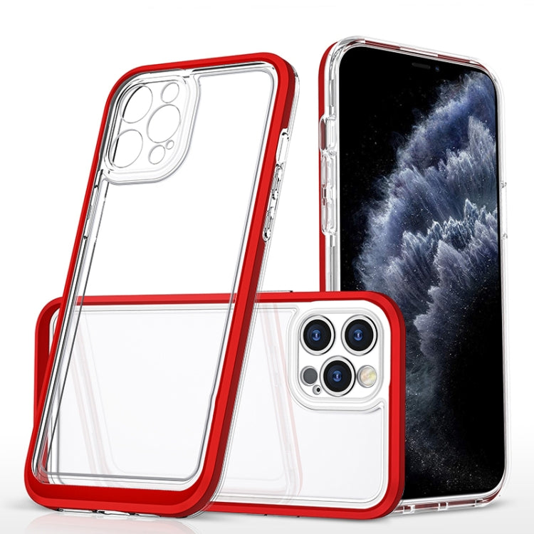 For iPhone 11 Pro Bright Series Clear Acrylic + PC+TPU Shockproof Case