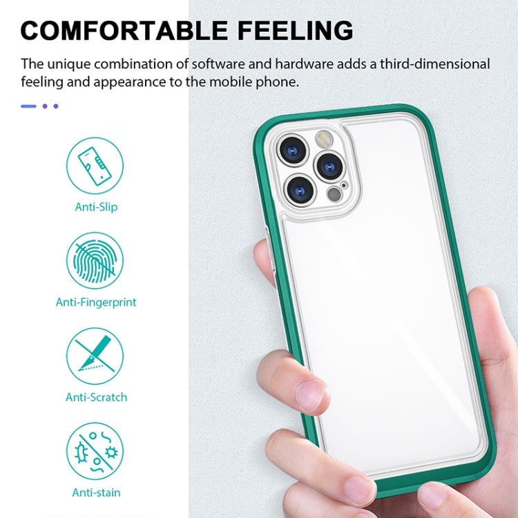 For iPhone 11 Pro Bright Series Clear Acrylic + PC+TPU Shockproof Case