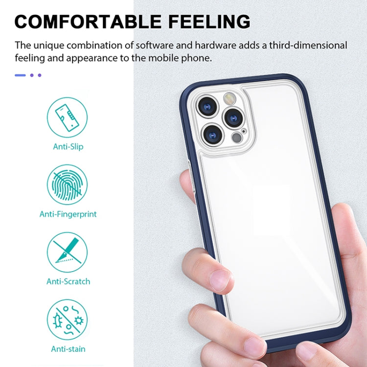 For iPhone 11 Pro Max Bright Series Clear Acrylic + PC+TPU Shockproof Case