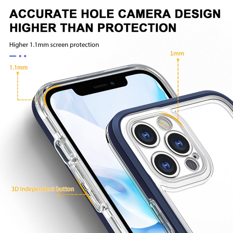 For iPhone 11 Pro Max Bright Series Clear Acrylic + PC+TPU Shockproof Case