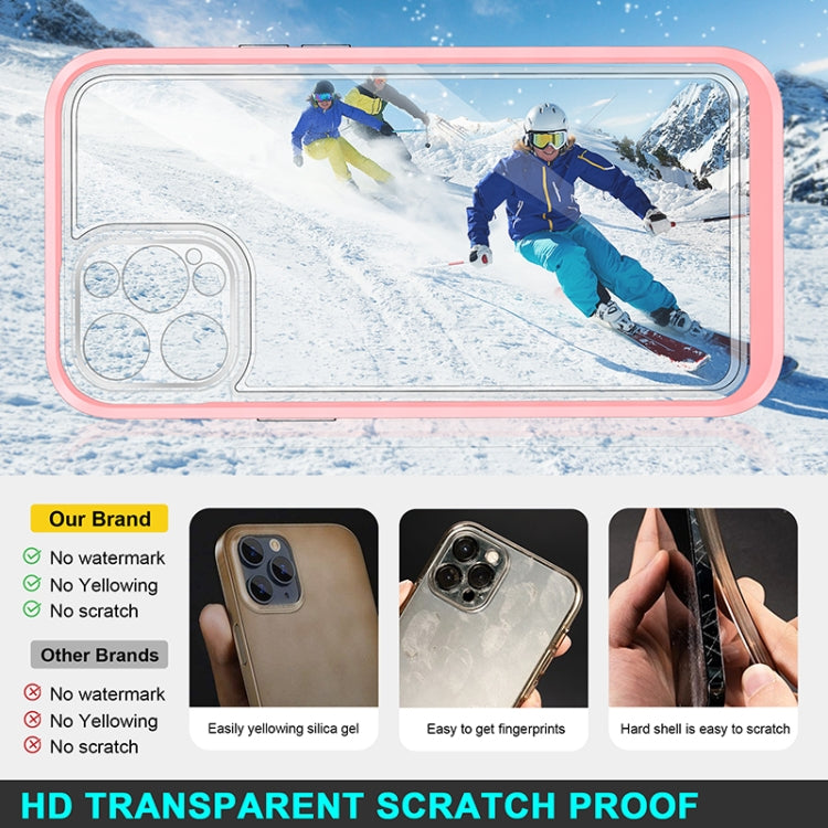 For iPhone 11 Pro Max Bright Series Clear Acrylic + PC+TPU Shockproof Case