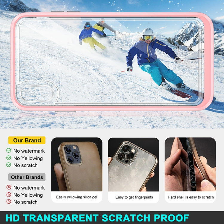 For iPhone X / XS Bright Series Clear Acrylic + PC+TPU Shockproof Case
