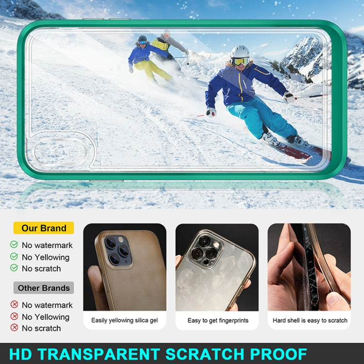 For iPhone X / XS Bright Series Clear Acrylic + PC+TPU Shockproof Case