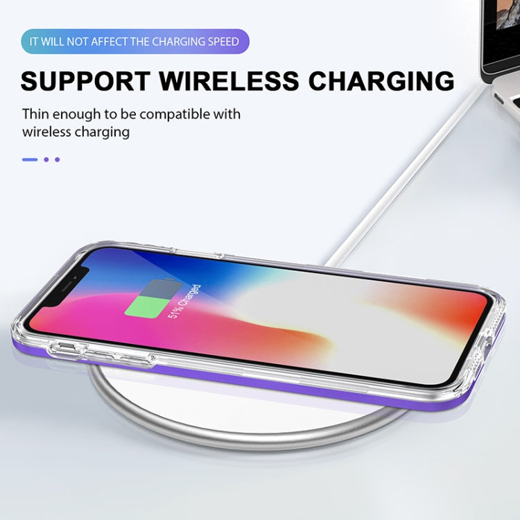 For iPhone X / XS Bright Series Clear Acrylic + PC+TPU Shockproof Case